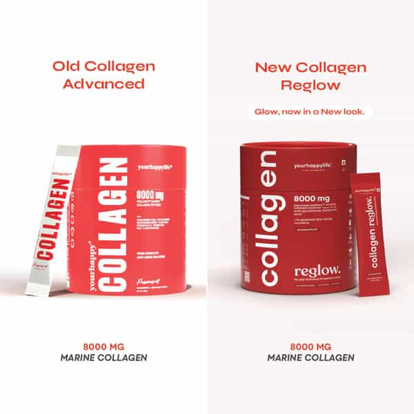 Yourhappylife Marine Collagen Reglow 8000Mg | Passionfruit (25 Sachets)