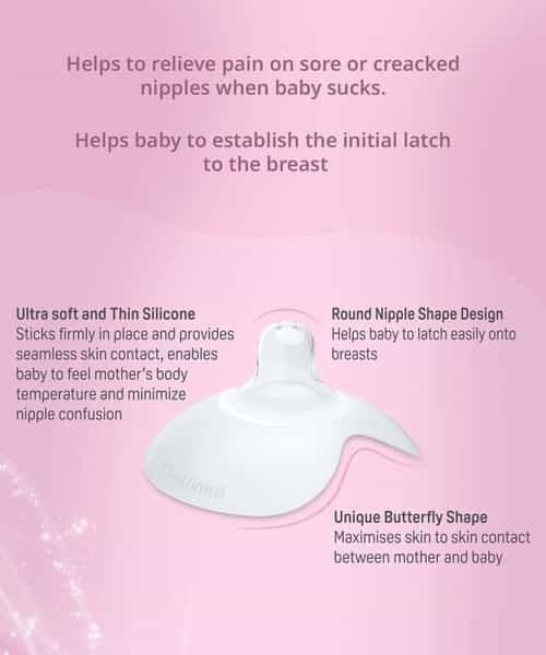 Pigeon Natural Feel Nipple Shield 2Pcs ( Size 2 With Case)