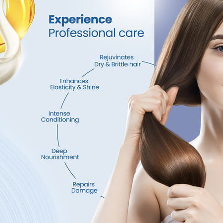 Yuthika Ultra Care Hair Mask 150ml | Professional Hair Mask For Dull Dry And Brittle Hair