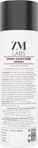 Zm Labs Hand Sanitizer 250 Ml