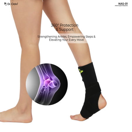 Dr. Odin Neoprene Ankle Support Unparalleled Support | Ankle Stability & Injury Prevention | Large