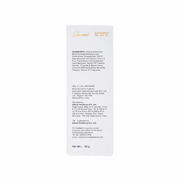 Skinnable Sunscreen Gel Spf 30+ 50 Gm