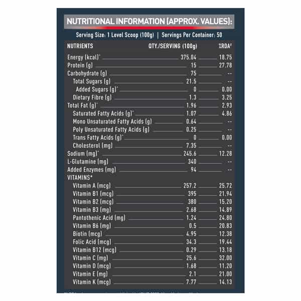 Muscleblaze Super Gainer Xxl For Muscle Mass Gain (Chocolate 5 Kg / 11 Lb 50 Servings)