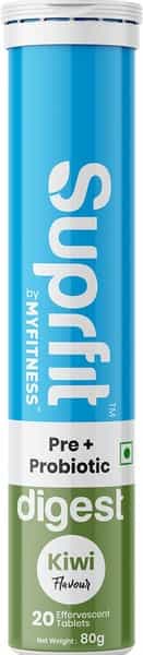 Suprfit Effervescent Tablets- Pre + Probiotic 20 Tablets Tube