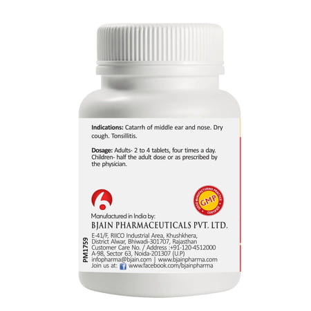 Bjain Kali Muriaticum Biochemic Tablet 30X | 15Gm