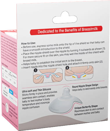 Pigeon Natural Feel Nipple Shield 1pcs Size 2