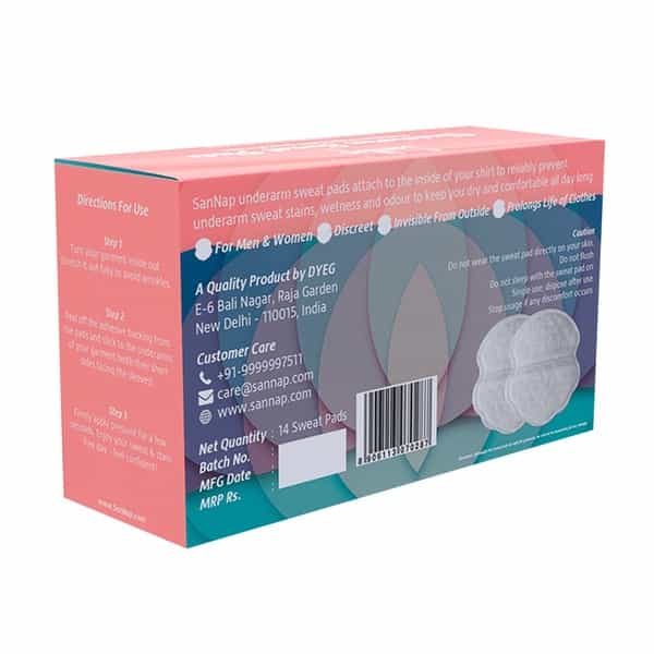 Sannap Disposable Underarm Sweat Pads For Men And Women Pad 14