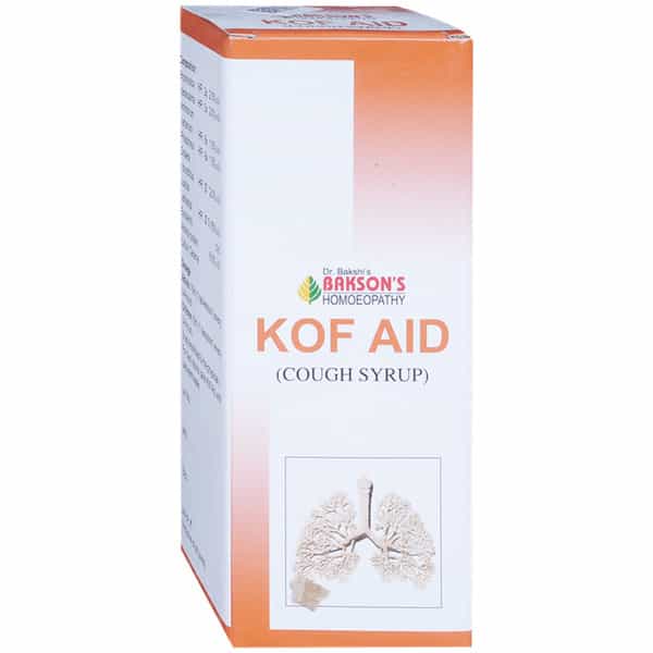 Dr Bakshi's Bakson Homoeopathy Kof Aid Syrup 450 Ml