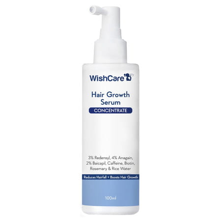 Wishcare Hair Growth Serum Concentrate - Redensyl|Anagain|Caffeine|Biotin|Keratin|Rice Water 100ml