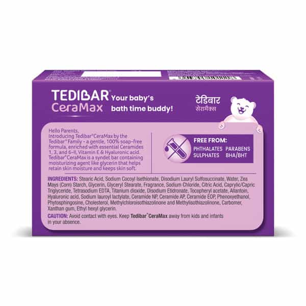 Tedibar Ceramax Ceramides & Vitamin E Bathing Bar 75 Gm