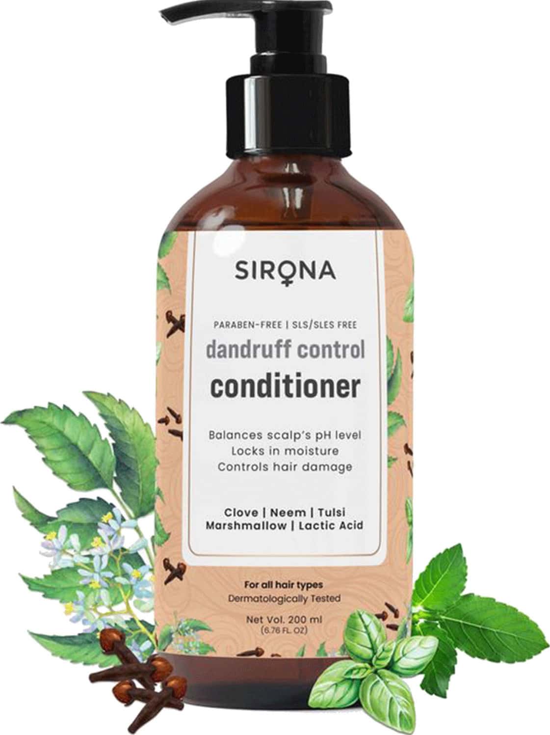 Sirona Marshmallow & Clove Anti Dandruff Conditioner With Neem & Tulsi - 200 Ml