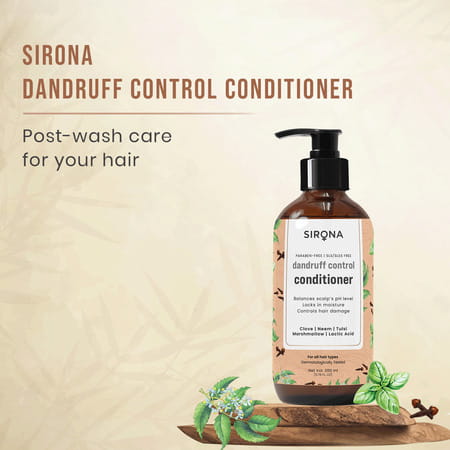 Sirona Marshmallow & Clove Anti Dandruff Conditioner With Neem & Tulsi - 200 Ml