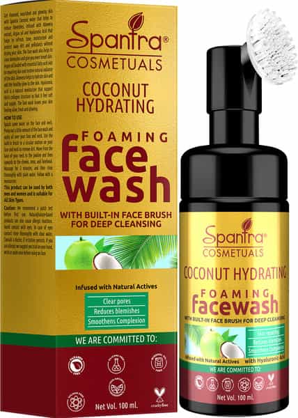 Spantra Coconut Hydarating Foaming Face Wash 100Ml