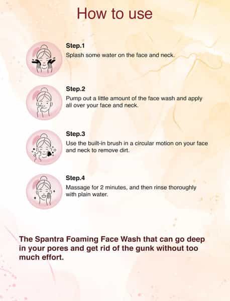 Spantra Coconut Hydarating Foaming Face Wash 100Ml