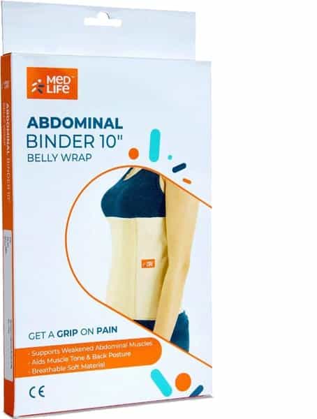 Medlife Abdominal Binder 10 Size Large 1