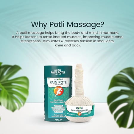 Ach...Oo Pain Massage Potli 100% Ayurvedic Herbal Healing Massage 100g