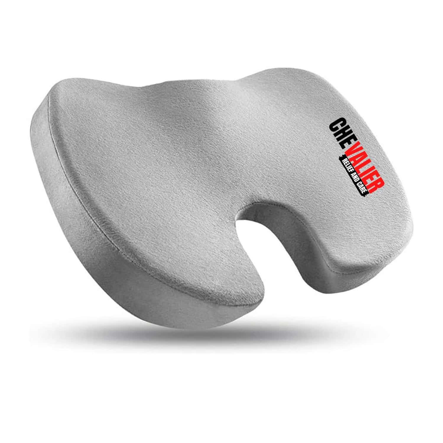 Chevalier Coccyx Seat Cushion With Tailbone Cut-Out For Car Sitting | Grey