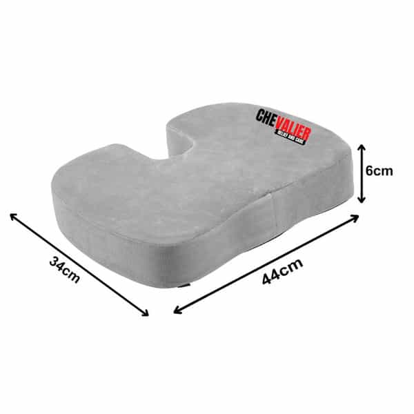 Chevalier Coccyx Seat Cushion With Tailbone Cut-Out For Car Sitting | Grey