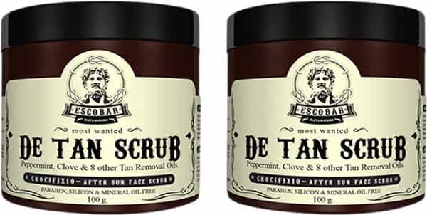 Escobar De Tan Face Scrub & De Tan Cream Face Pack For 200Gm(Pack Of 2)