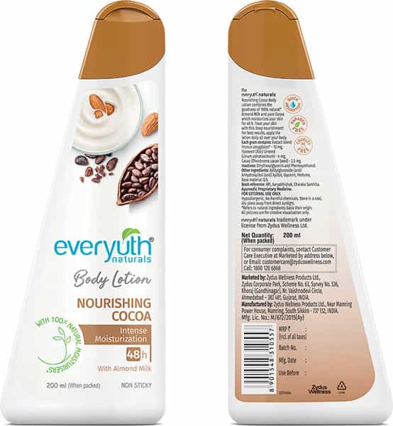 Everyuth Naturals Body Lotion Nourishing Cocoa 200Ml