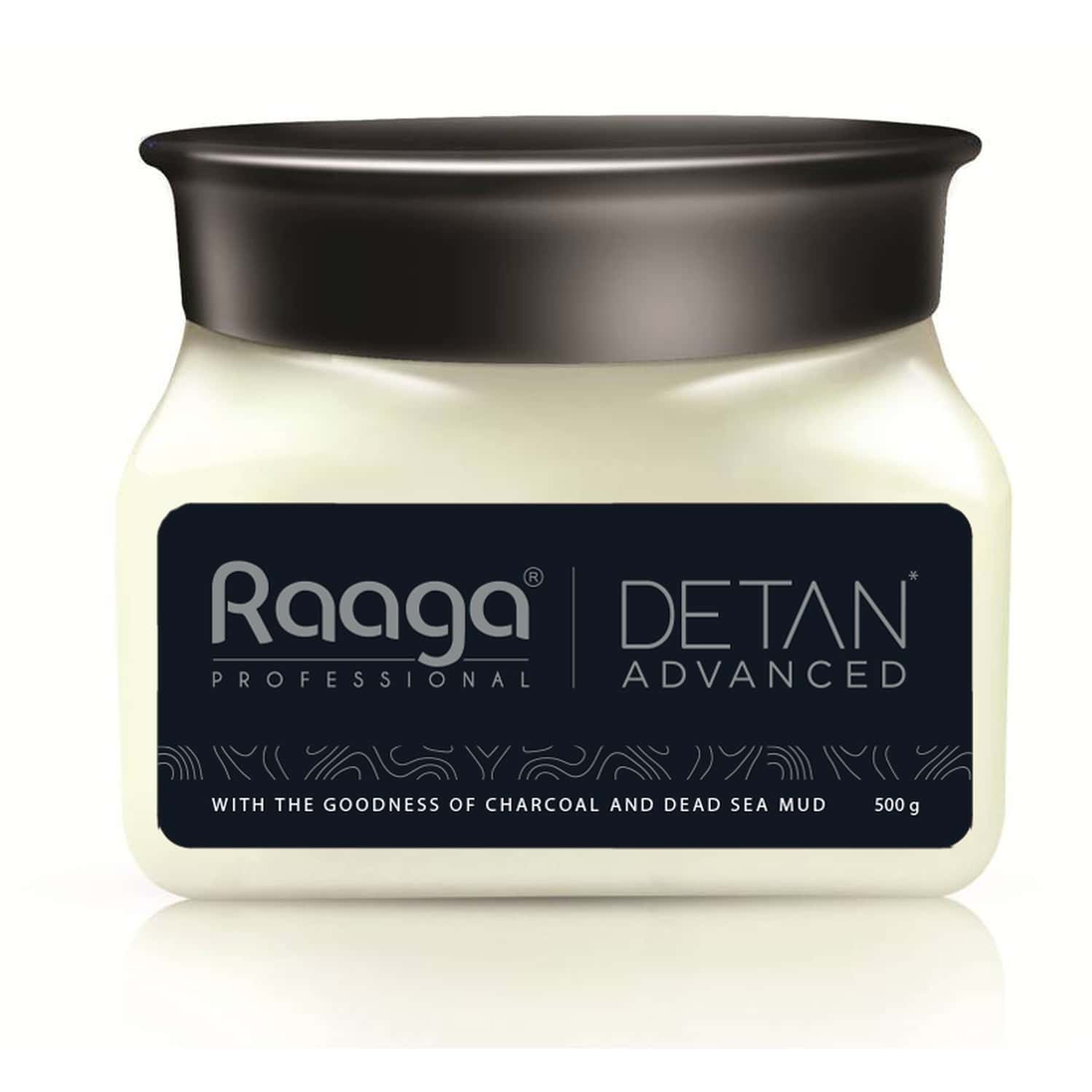 Raaga Professional Detan Advanced With The Goodness Of Charcoal And Dead Sea Mud | 500 G