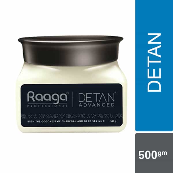 Raaga Professional Detan Advanced With The Goodness Of Charcoal And Dead Sea Mud | 500 G