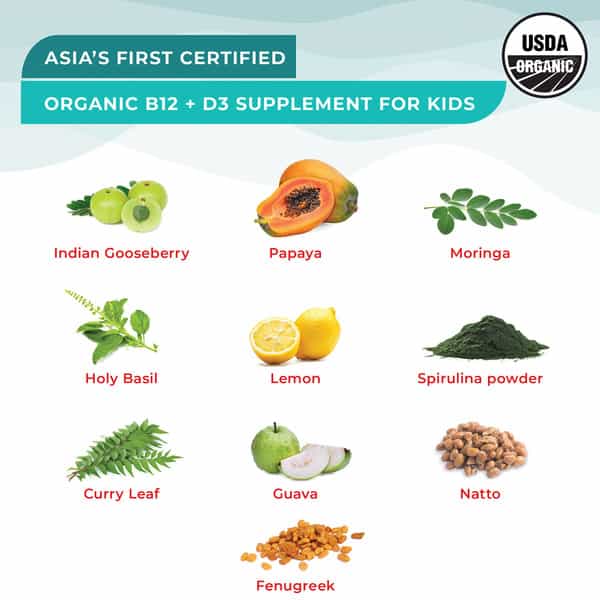 Wellbeing Nutrition Frozen Elsa Melts - Kids Vitamin B12 | D3+K2 - Exotic Mango (30 Strips)