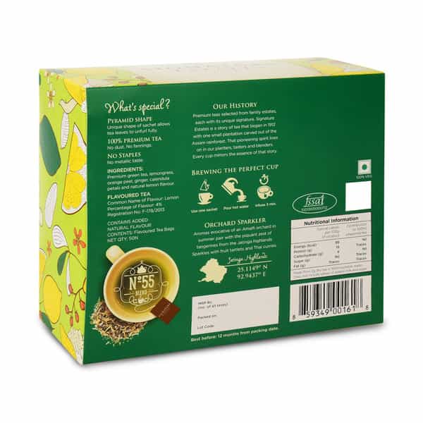 Signature Estates Amalfi Lemon Tea Bag 50 Sachets