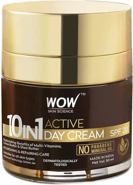 Wow Skin Science 10 In 1 Active Miracle Day Cream - 50 Ml