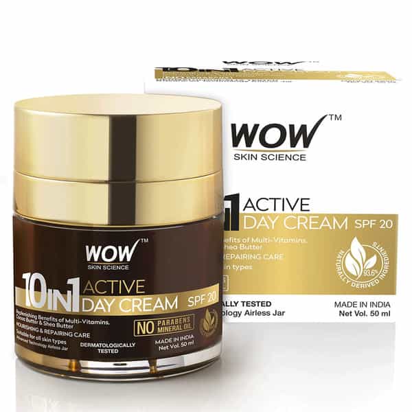 Wow Skin Science 10 In 1 Active Miracle Day Cream - 50 Ml