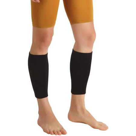 Flamingo Calf Support Compression Sleeves For Unisex (Large) Knee Support (Black)