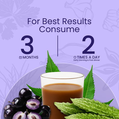 Krishna's Karela Jamun Neem Juice - 1 Litre