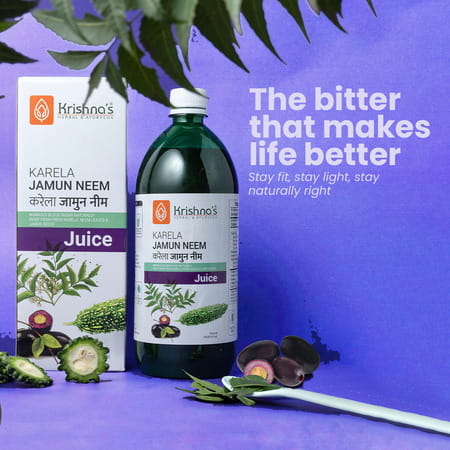 Krishna'S Karela Jamun Neem Juice - 1 Litre