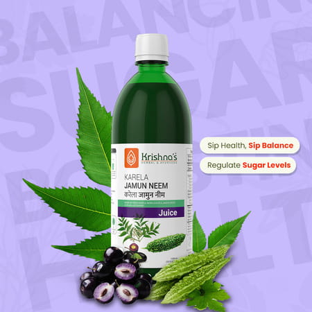 Krishna'S Karela Jamun Neem Juice - 1 Litre