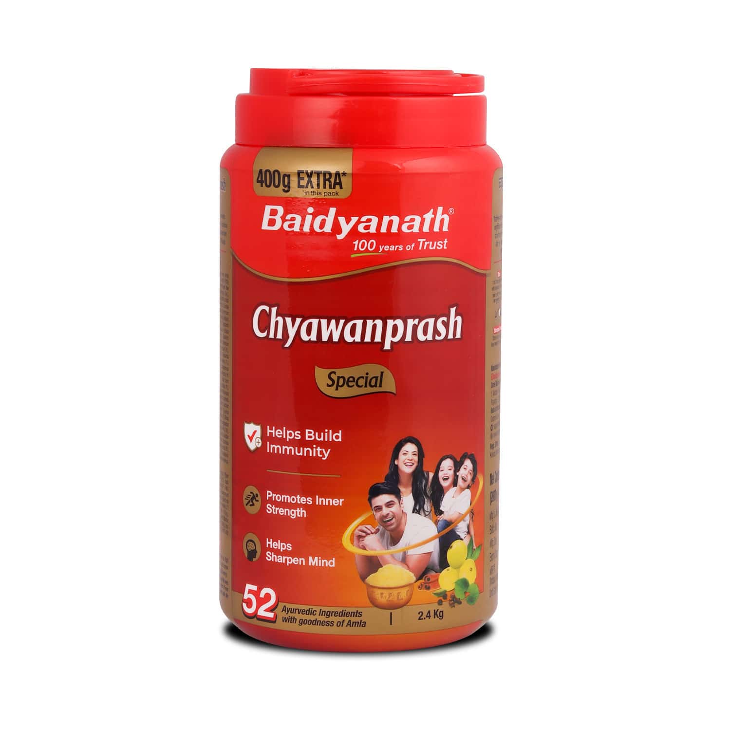 Baidyanath Chyawanprash Special | Ayurvedic Immunity Booster | 2kg With 400g Extra