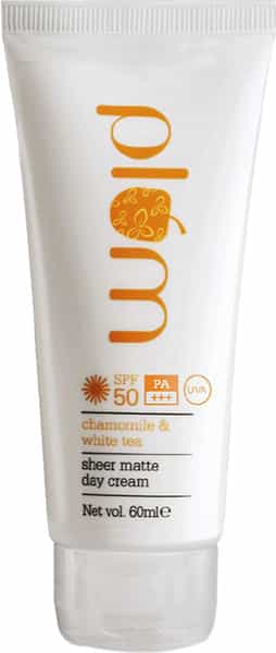 Plum Chamomile & White Tea Sheer Matte Day Cream Spf50- 60 Ml