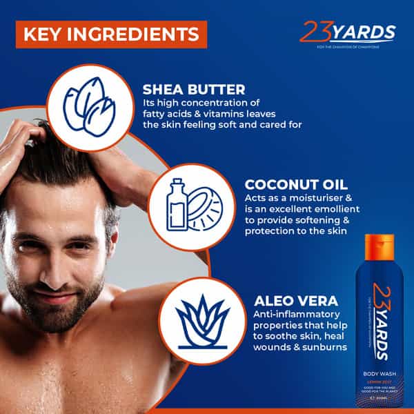 23 Yards Invigorating Body Wash For Him - 200Ml