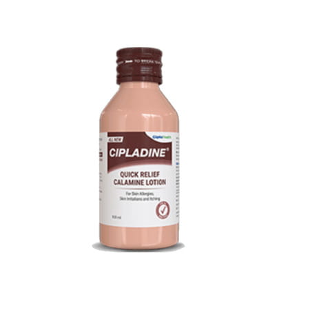 Cipladine Quick Relief Calamine Lotion 100 Ml