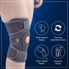 Bpl Orthocare Knee Wrap Grey - M - 1pc