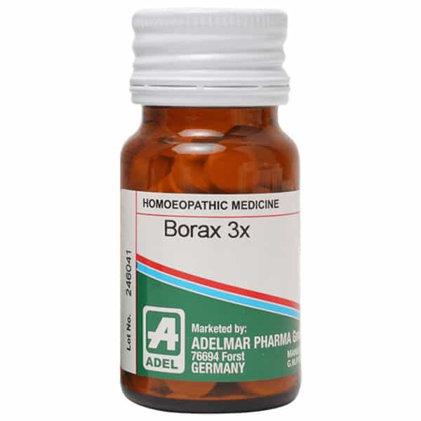 Adel Borax Trituration Tablet 3X 20 No's