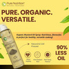 Pure Nutrition Organic Mustard Oil Spray | 100% Pure | Natural & Cold-Pressed | 10X Less Oil - 200Ml