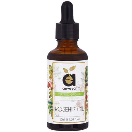 Anveya Rosehip Oil Cold-Pressed Organic 50ml