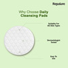 Rejusure Daily Cleansing Pad For Face Deeply Cleanse Purify Your Skin & Removes - 50 Pads
