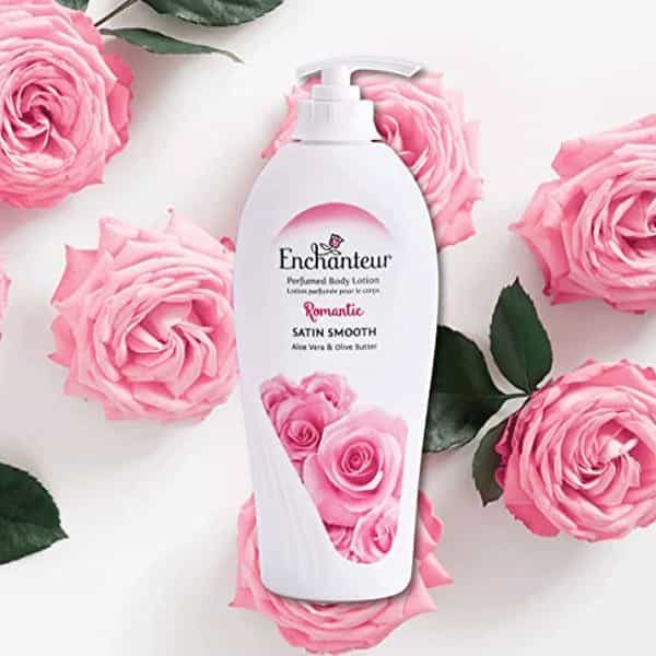 Enchanteur Romantic Perfumed Body Lotion 500Ml With Aloe Vera & Olive Butte