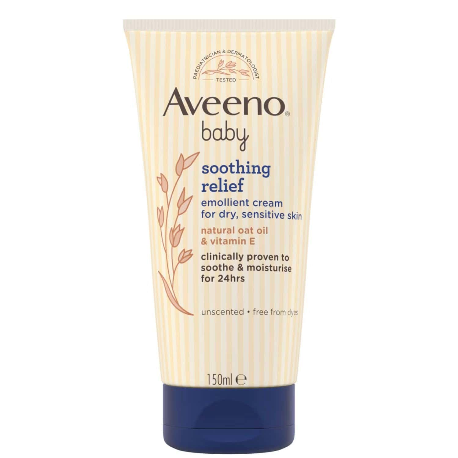 Aveeno Baby Soothing Relief Emollient Cream 150 Ml