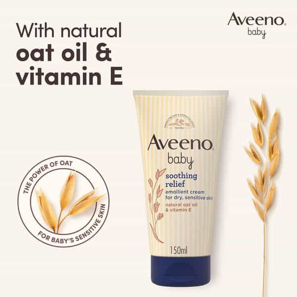 Aveeno Baby Soothing Relief Emollient Cream 150 Ml