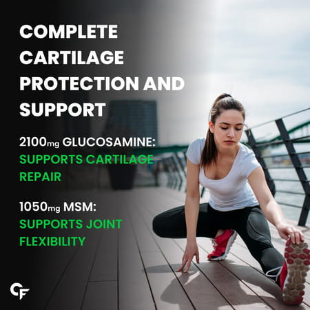 Carbamide Forte Joint Support Supplement With Glucosamine&Vitamins 3986mg90 Tablets