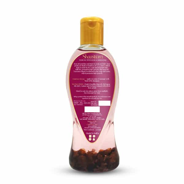Shaastram Hair Oil With Rose & Bhringraj Bottle Of 200Ml