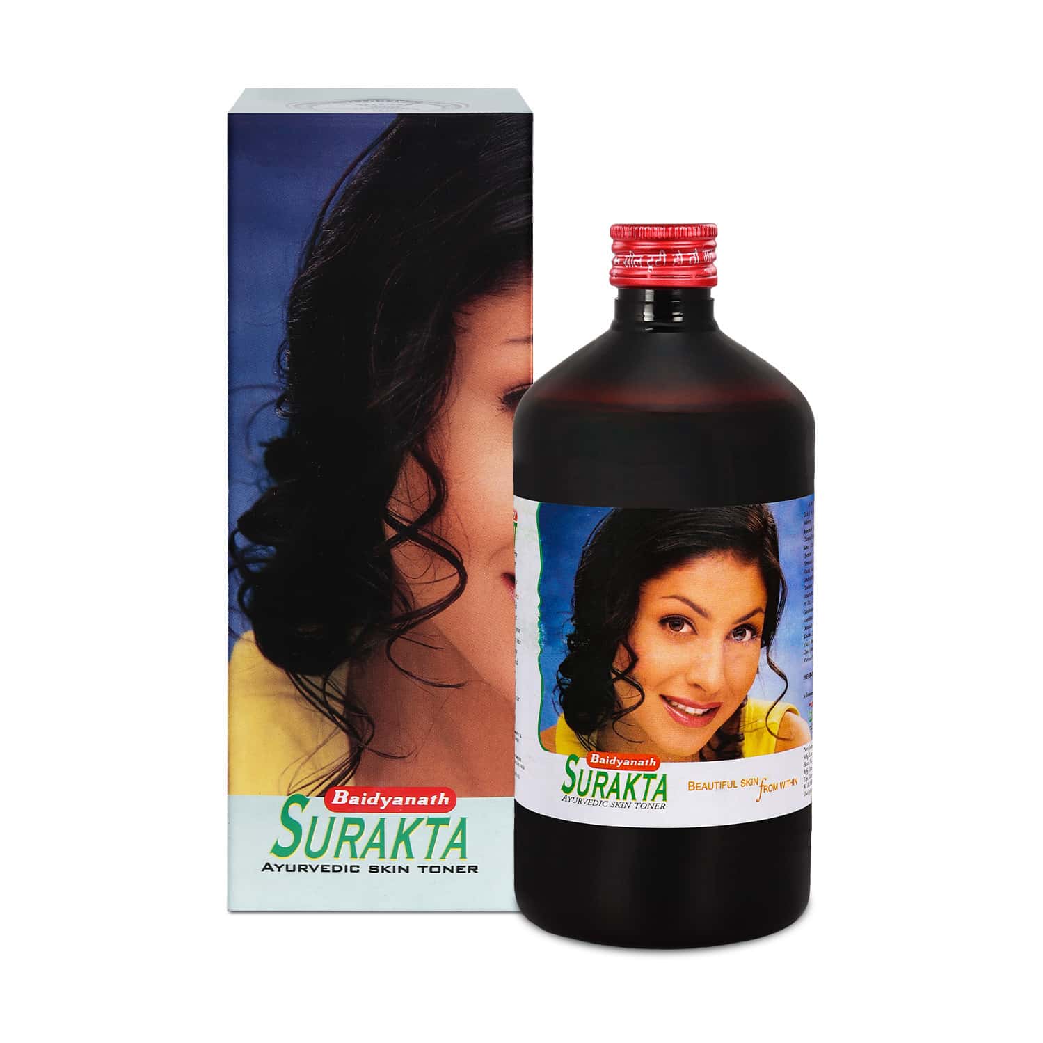 Baidyanath Surakta | Ayurvedic Skin Toner | Helps Purify Blood & Improves Skin Complexion - 450 Ml
