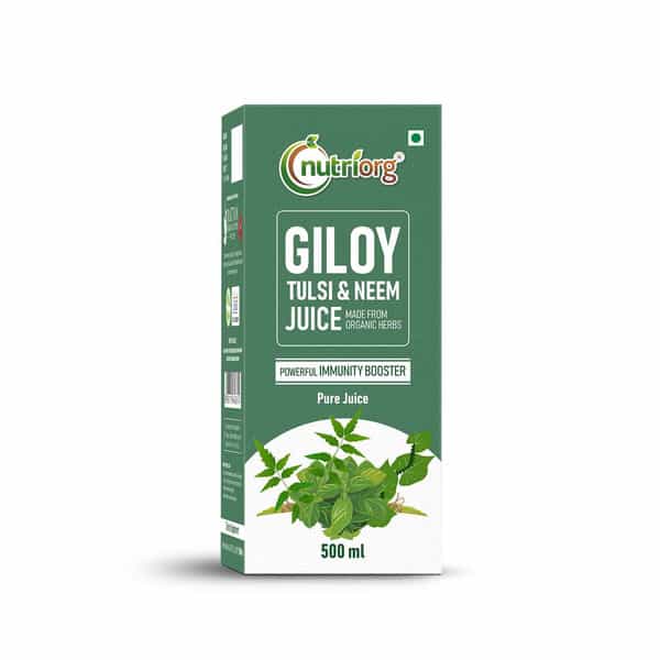 Nutriorg Giloy With Neem Tulsi Juice 500 Ml